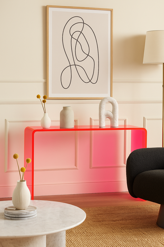 acrylic coffee table