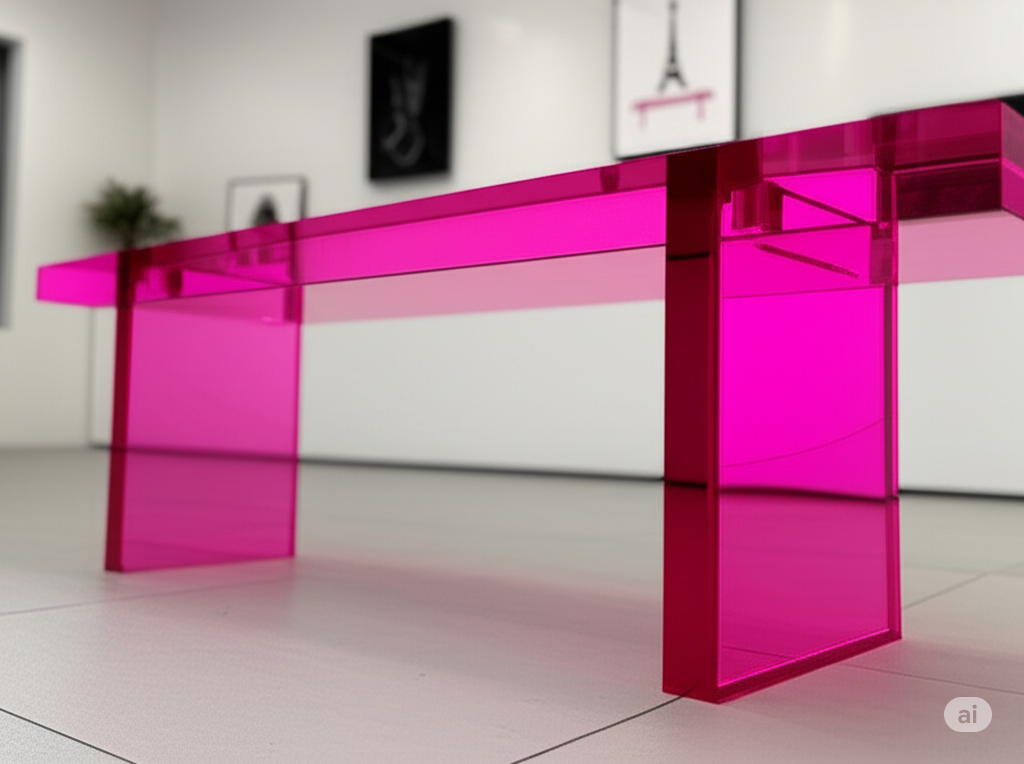 acrylic coffee table