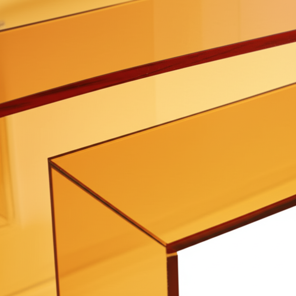 acrylic console table