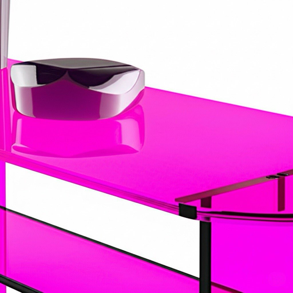 acrylic console table