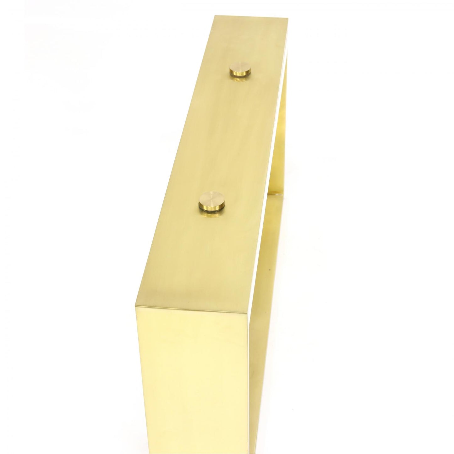 Brass Legs & Acrylic Top Coffee Table - bynuraybirtane