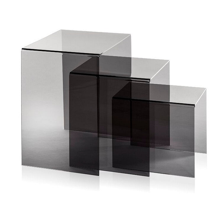 RED-BLACK ACRYLIC SIDE TABLE - bynuraybirtane