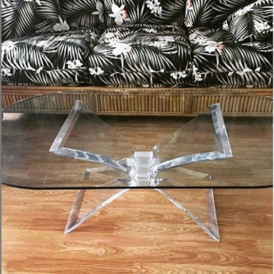 BUTTERFLY LEG LUCITE TABLE - bynuraybirtane