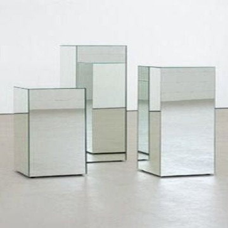 MIRRORED PLEXI DECORATIVE 2 PIECE VASE SET-HOME DECOR - bynuraybirtane