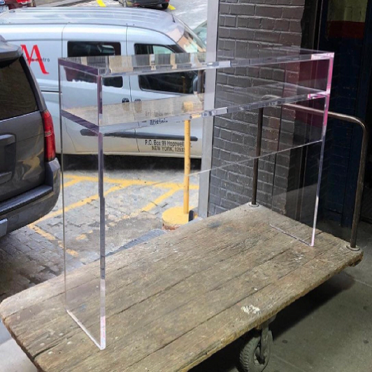 SHELVE ACRYLIC CONSOLE TABLE - bynuraybirtane