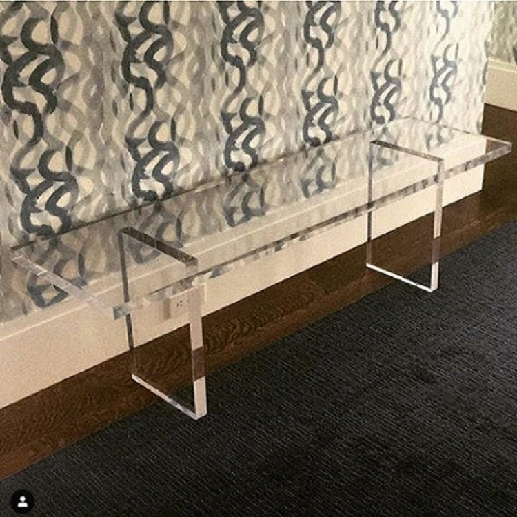 LUCITE BENCH COFFEE TABLE - bynuraybirtane