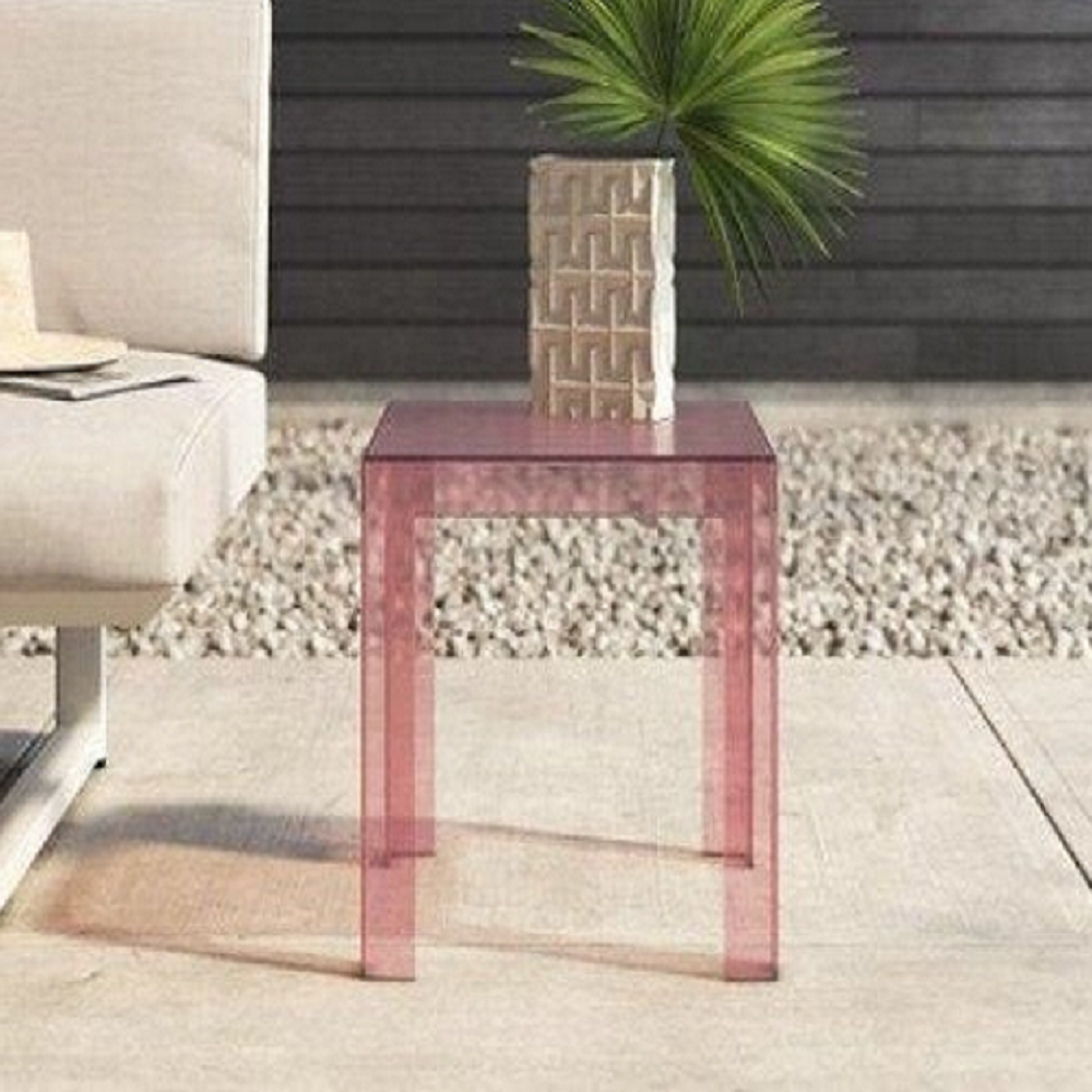 COLORFUL ACRYLIC RECTANGULAR COFFEE TABLE - bynuraybirtane