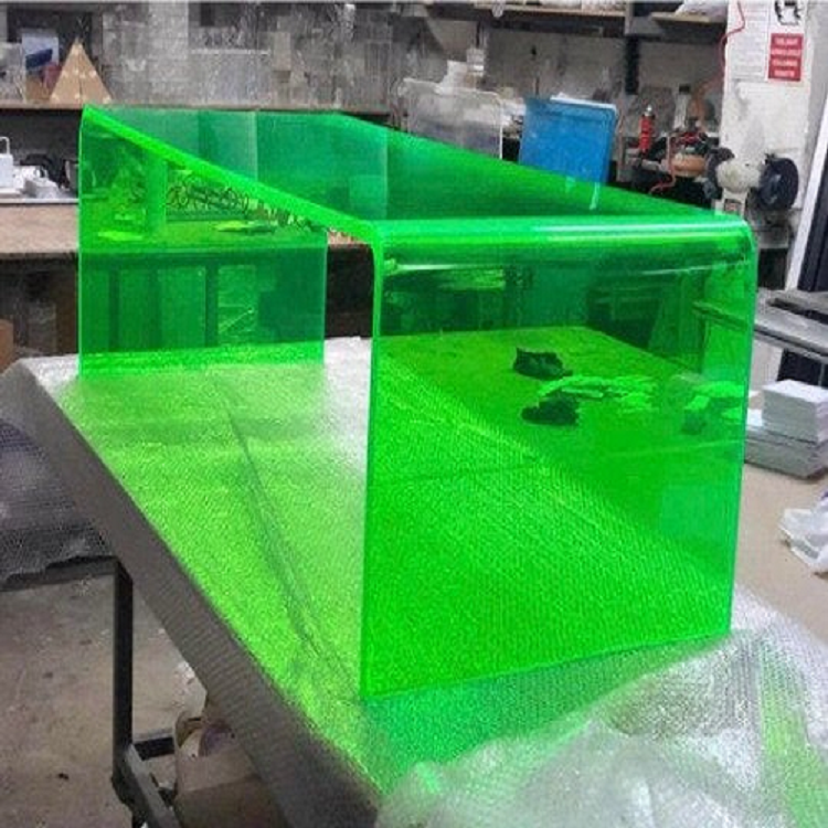 CUSTOM COLORS LUCITE COFFEE TABLE - bynuraybirtane