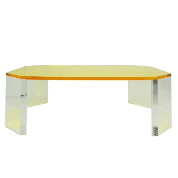 OCTAGONAL LUCITE TABLE - bynuraybirtane