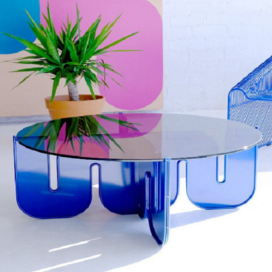 WAVE LUCITE COFFEE TABLE - bynuraybirtane