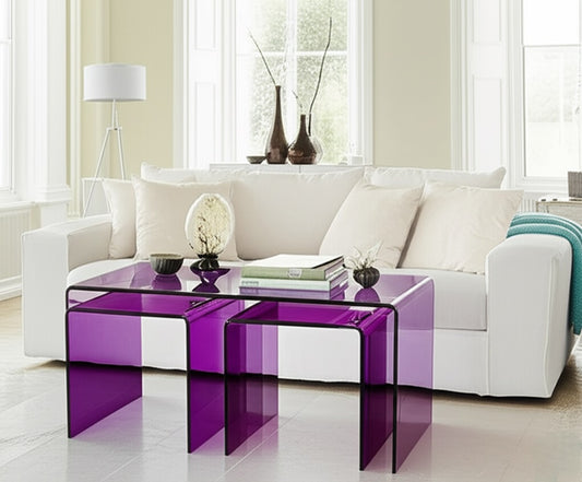 acrylic coffee table