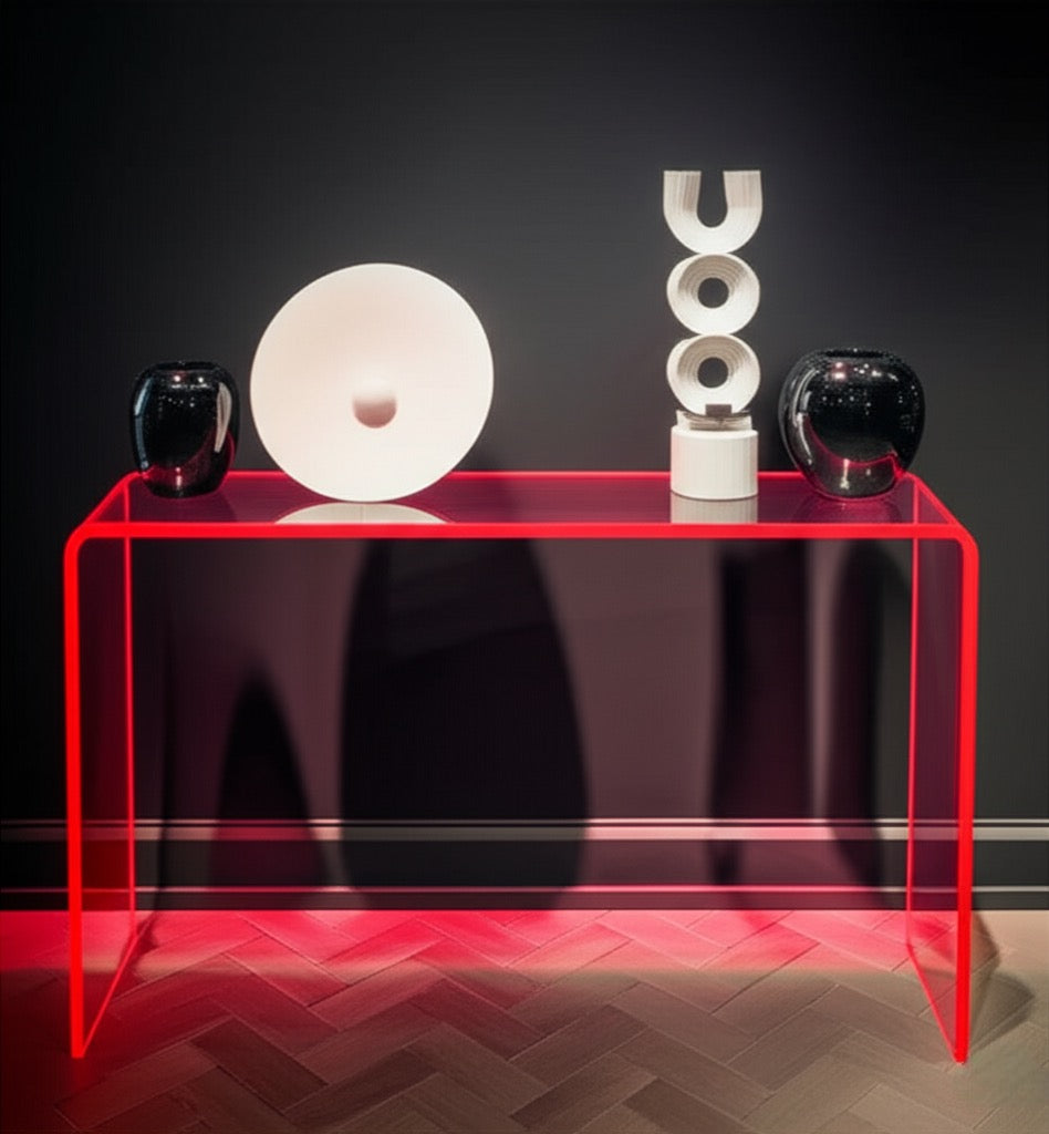 acrylic console  table