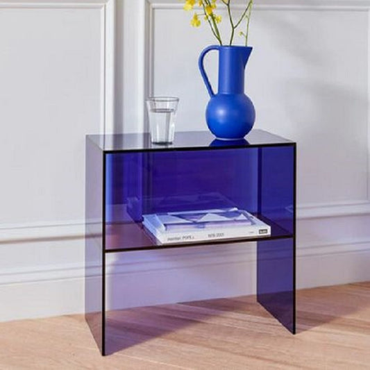 SHELF DETAIL LUCITE COFFEE TABLE - bynuraybirtane