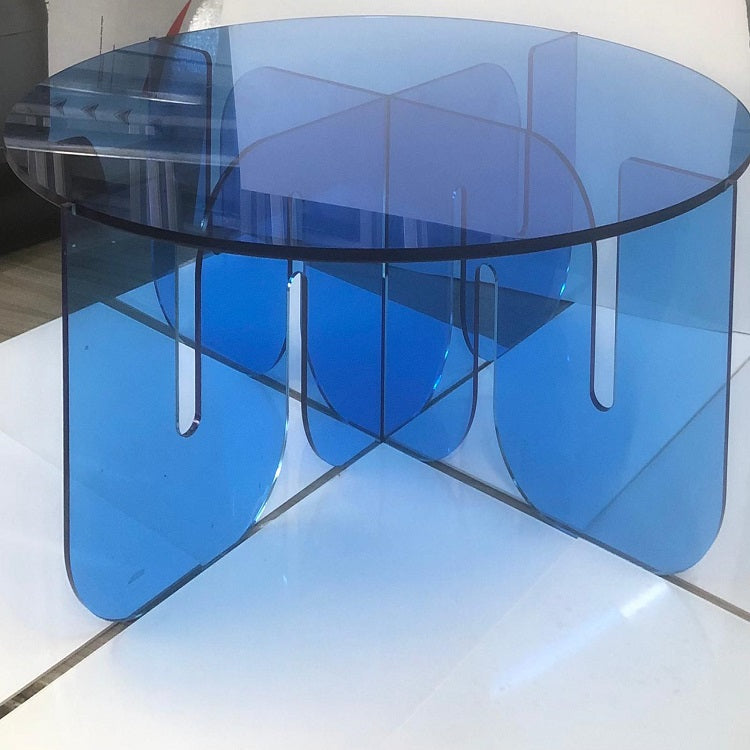 WAVE LUCITE COFFEE TABLE