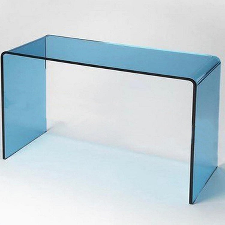 BLUE LUCITE CONSOLE TABLE - bynuraybirtane
