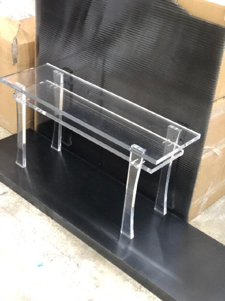 LUCITE BENCH