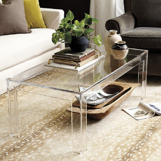 LONG ACRYLIC COFFEE TABLE - bynuraybirtane