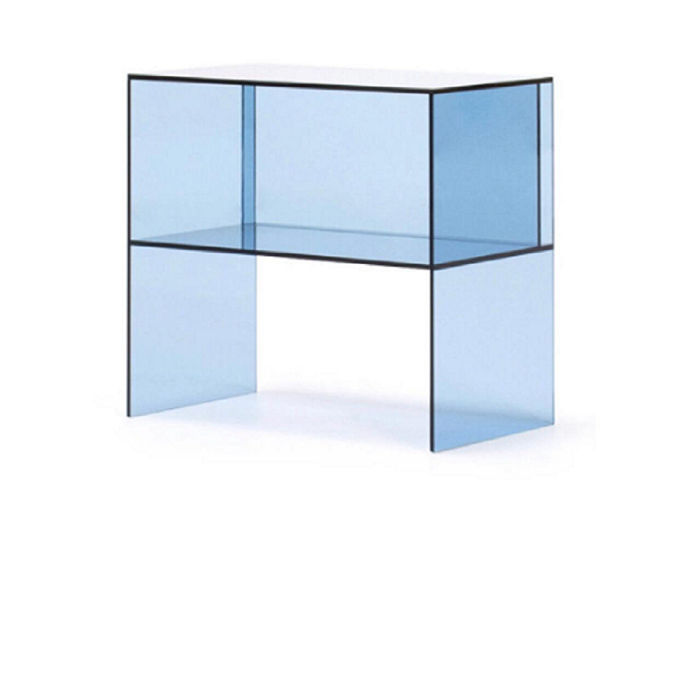 SHELF DETAIL LUCITE COFFEE TABLE - bynuraybirtane