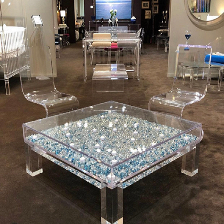 MAGIC BOX LUCITE TABLE - bynuraybirtane