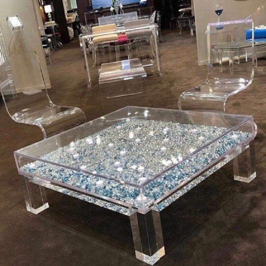 MAGIC BOX LUCITE TABLE - bynuraybirtane