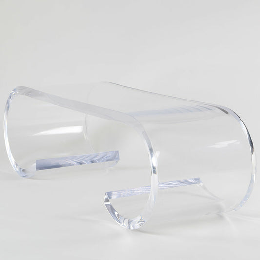 BEAUTIFUL CLEAR LUCITE TABLE - bynuraybirtane