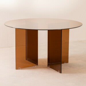 Acrylic Round Coffee Table - bynuraybirtane